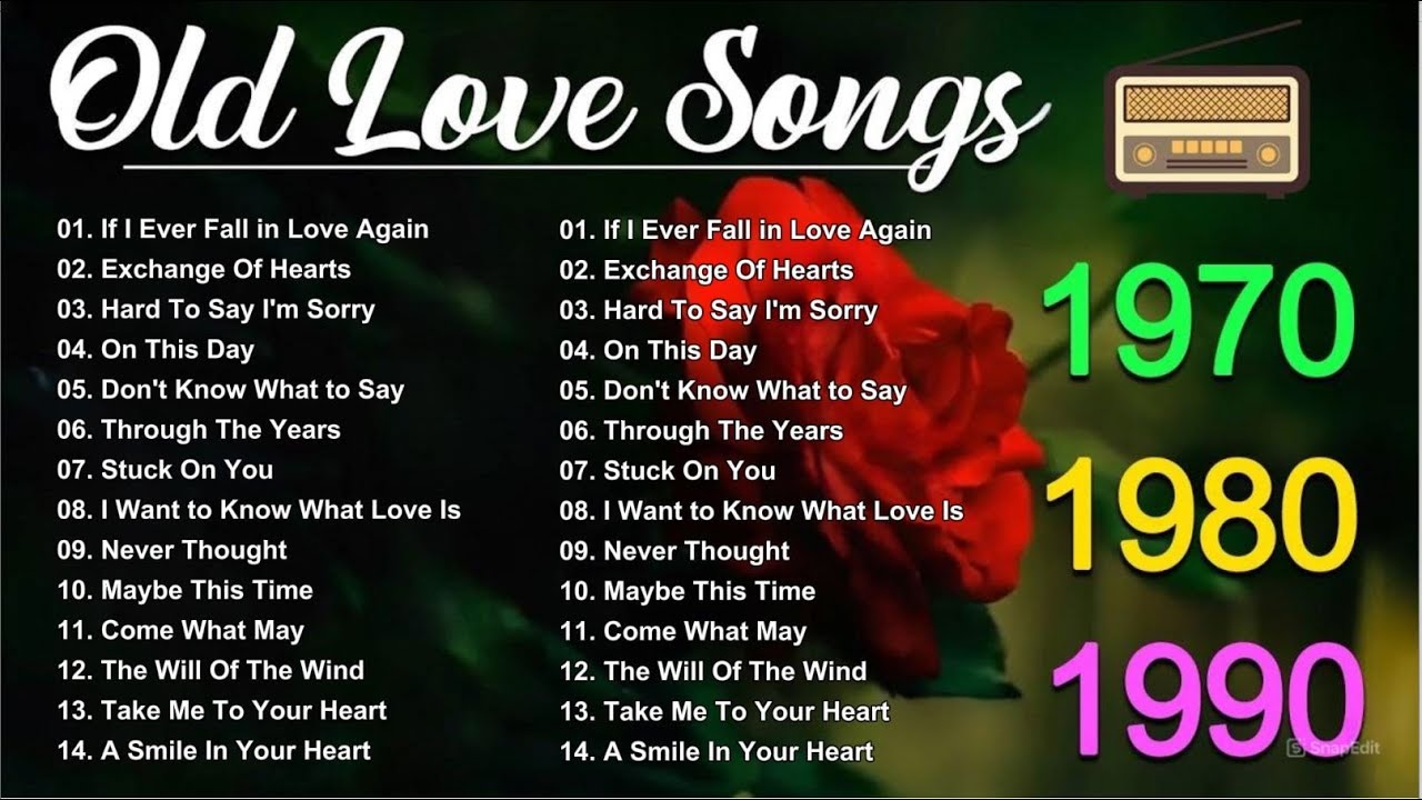 Love Songs 80s 90s ♥ Oldies But Goodies ♥ WestLife, MLTR, Boyzone,Cher & Peter Cetera,David Pomeranz