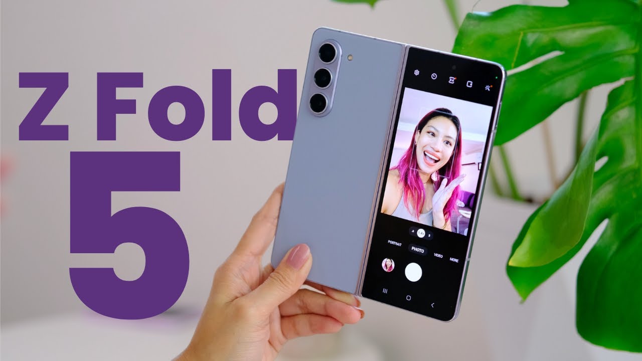 Samsung Galaxy Z Fold 5 в цвете «ледяной синий» 💙 | Обзор камеры, распаковка и впечатления
