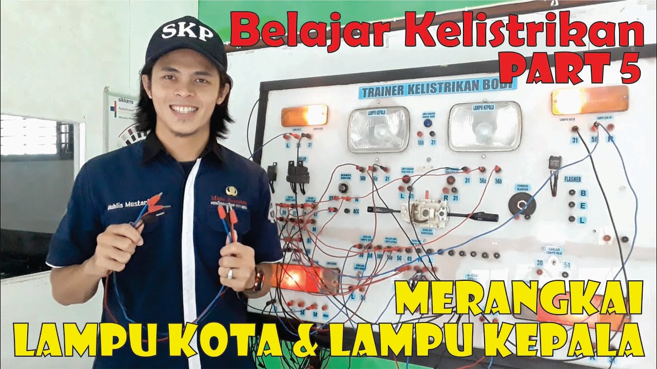 Cara Merangkai Lampu Kota dan Lampu Kepala (Belajar Kelistrikan Part 5)