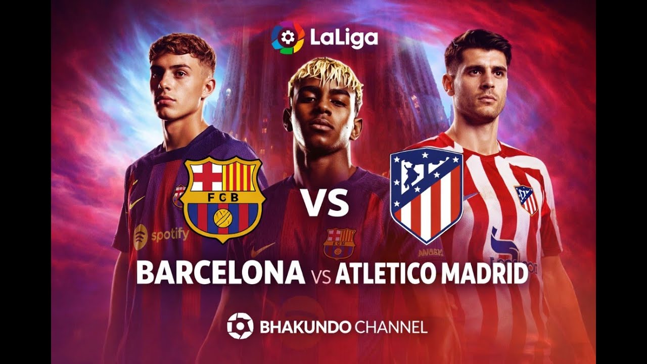 Barcelona vs Atletico Madrid 🔥 | LaLiga El Clasico Rivalry | Full Match Gameplay | Bhakundo