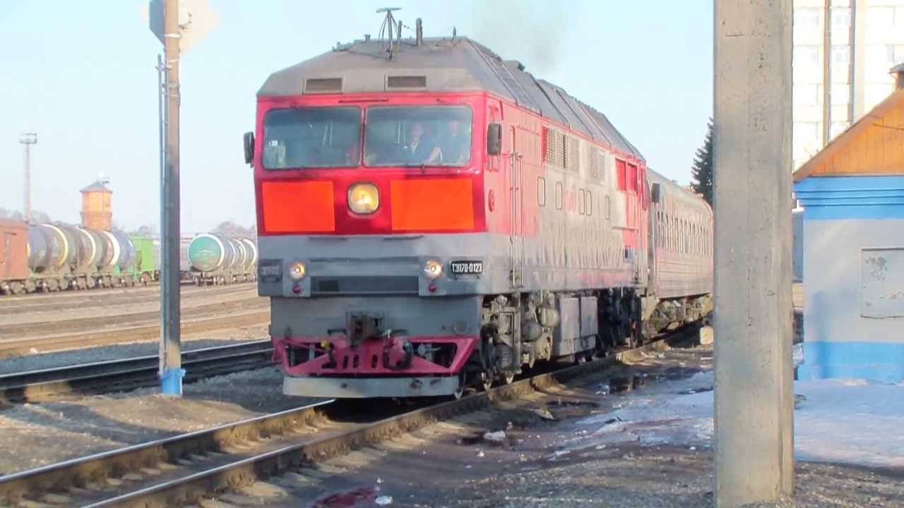 отправление поезда Ивново-С.Петербург.