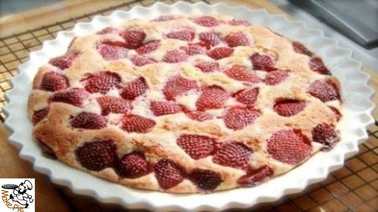 Fresh strawberry pie. Strawberry pie
