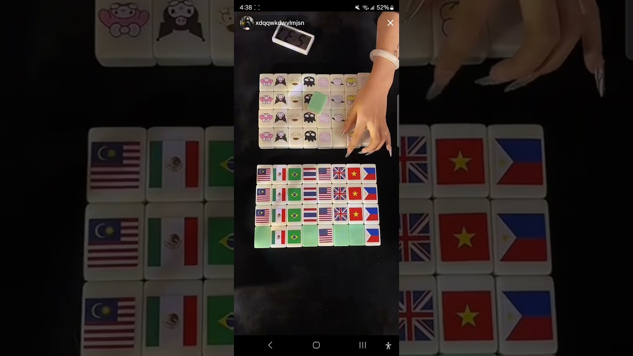 seaside escape mahjong tile asmr clicking tapping soft whispering