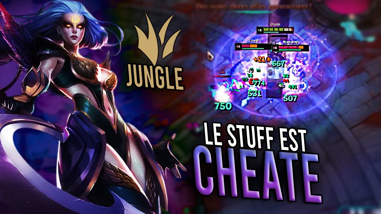 JE JOUE LE STUFF OP EN JUNGLE - Diana vs Nocturne | Master