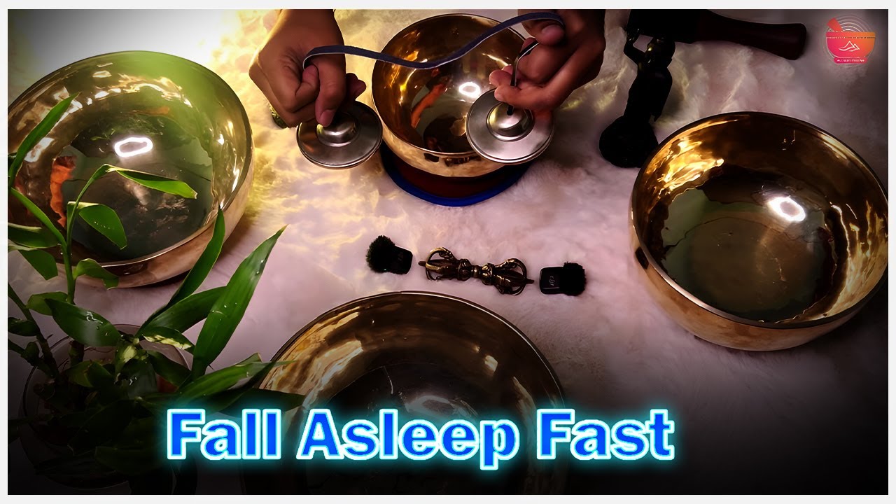 🌌 Fall Asleep Fast 😴 Night Meditation Music  Himalayan Vibration
