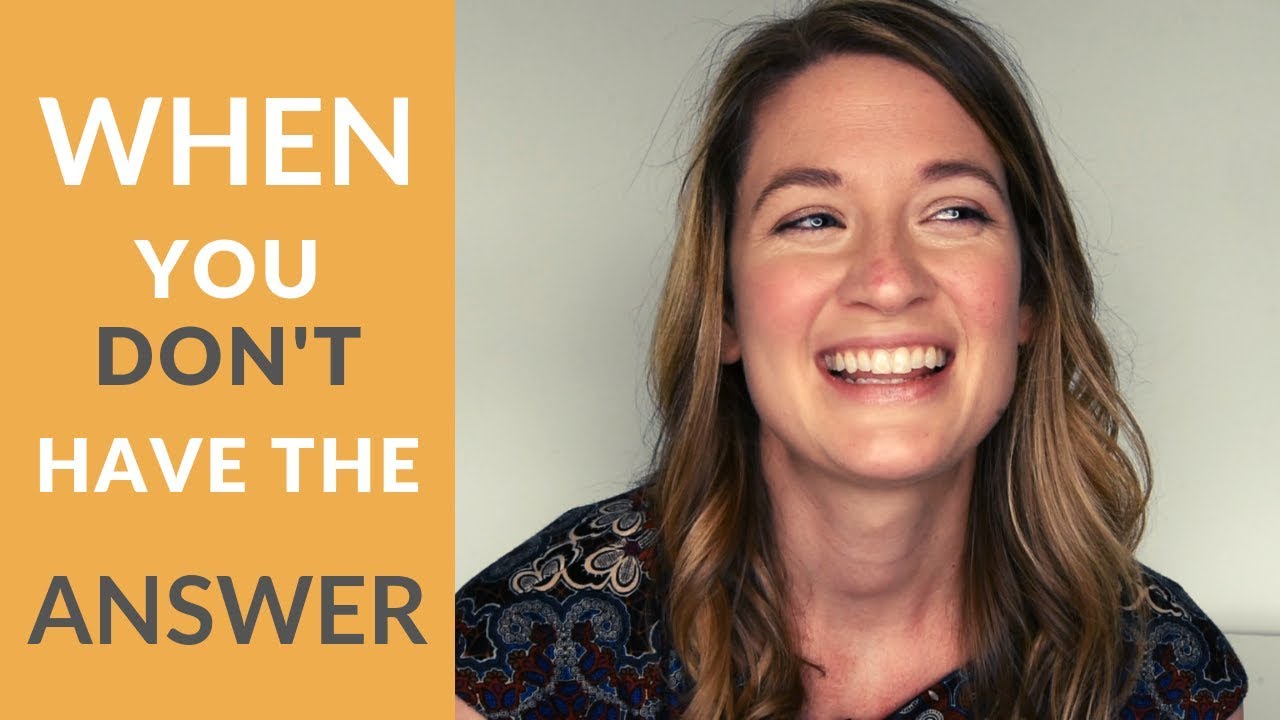 What to do when you don't know the answers (new nurse practitioners)