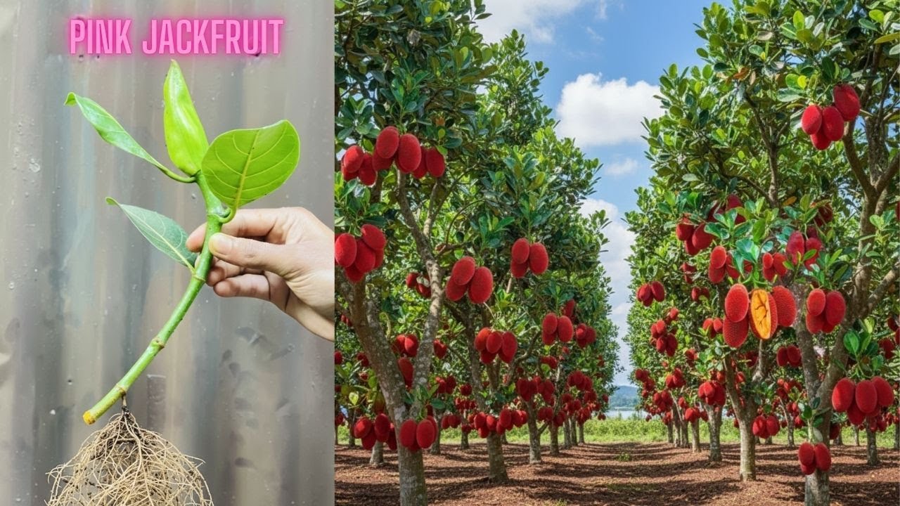 The World’s Most Beautiful Fruit: Pink Jackfruit 🌸