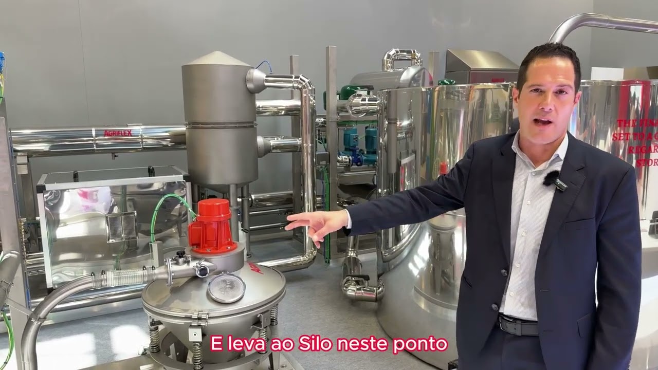 Sistema de resfriamento de farinha e massa da Agriflex | IBA 2025 | Legendas em português