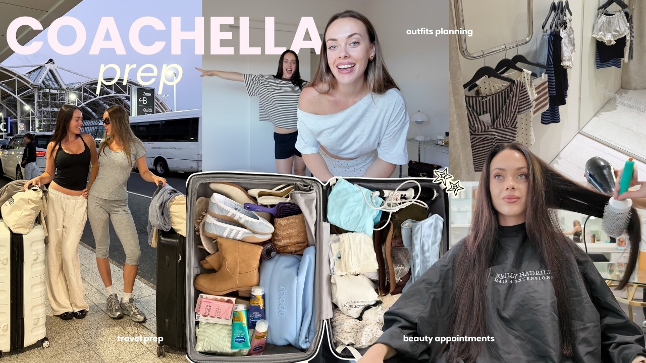 ВИДЕОБЛОГ О КРУПНОЙ ПОДГОТОВКЕ К COACHELLA!!!! (планирование нарядов, визиты к косметологу, покуп...