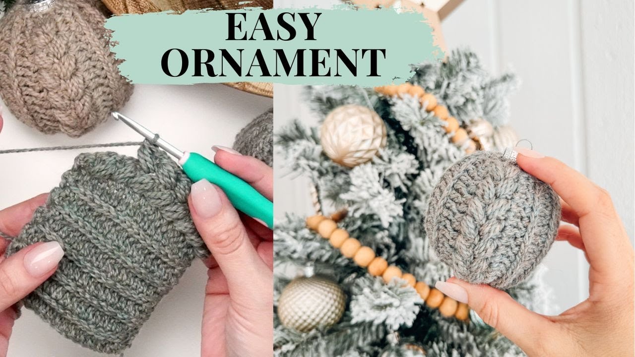 FREE Crochet Bauble Ornament Pattern