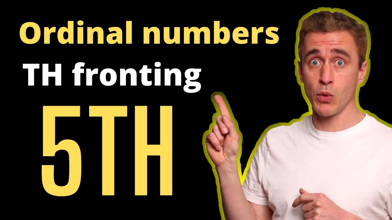 Ordinal numbers [TH Fronting - a regional alternative]