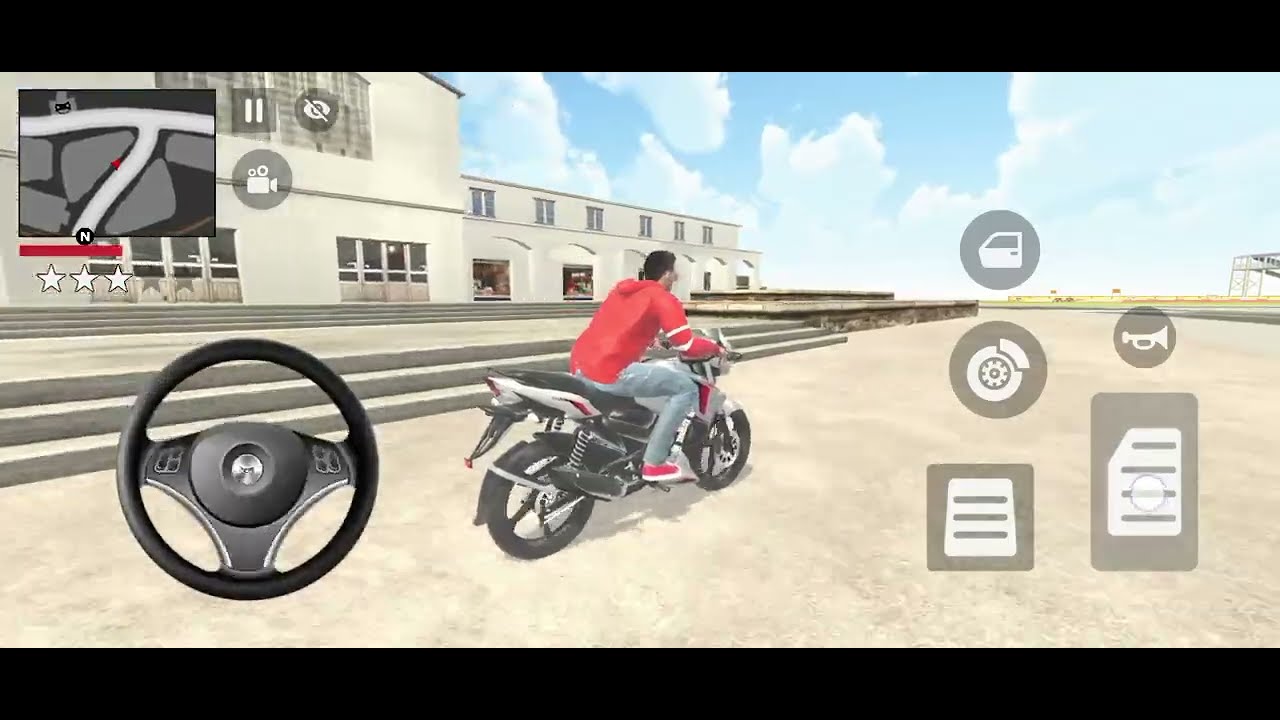 Gta Gameplay bike rider chasing by police after doing crime