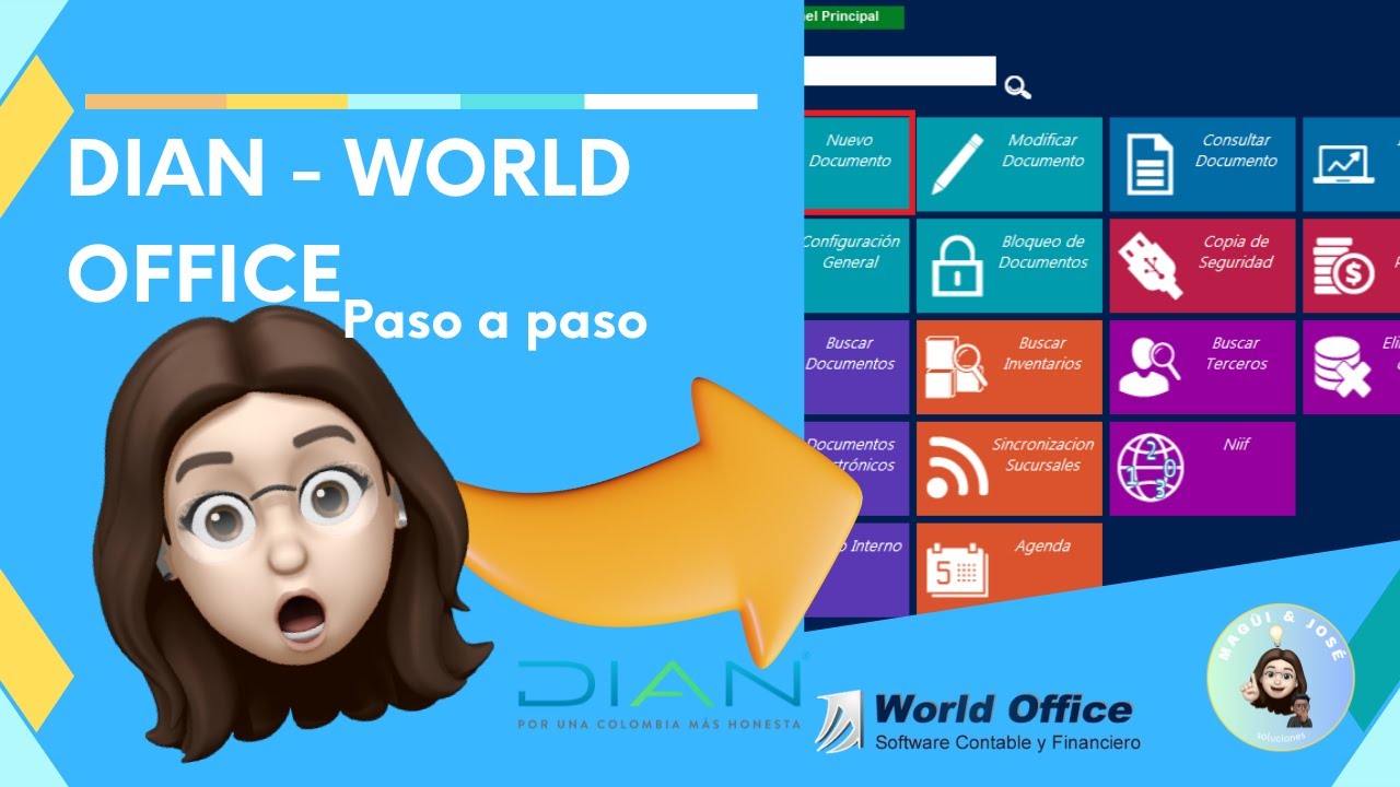 Asociar prefijos de Facturaci&oacute;n Electr&oacute;nica DIAN en World Office