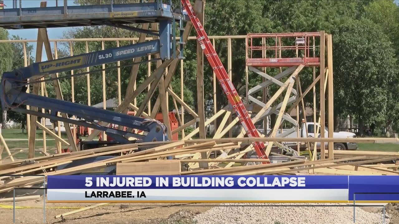 5 Injured In Building Collapse