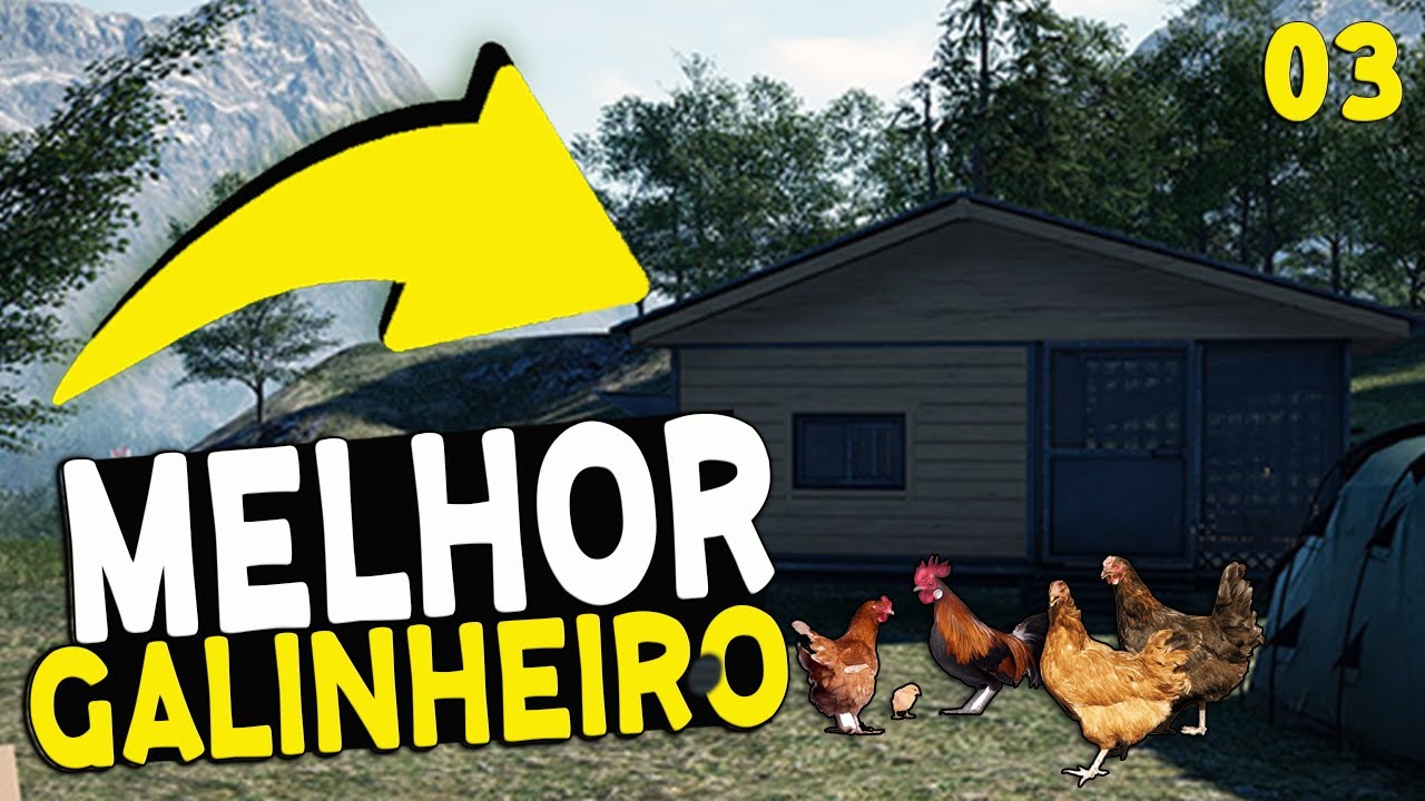 Construir o Melhor Galinheiro Para Minhas Galinhas - Ranch Simulator Gameplay #03