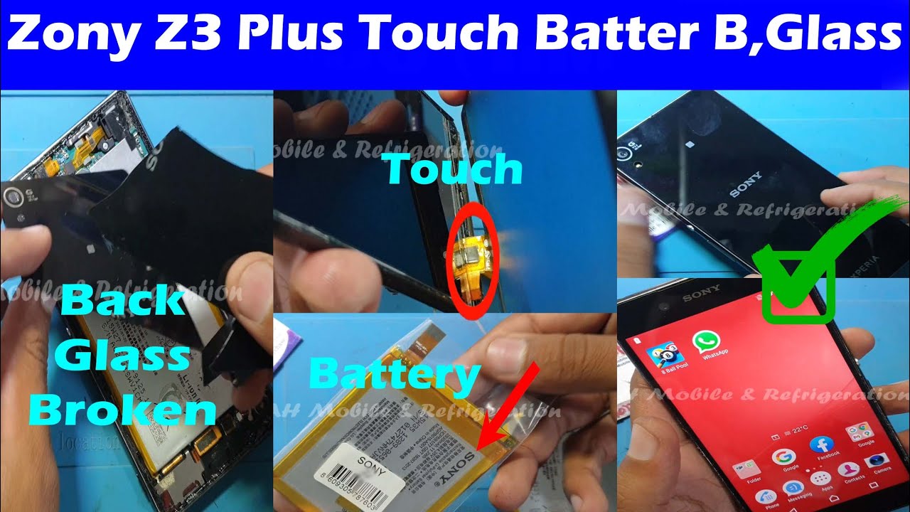 Sony Z3 Plus Restarting Continuously Battery and Touch Replacement Price in Pakistan