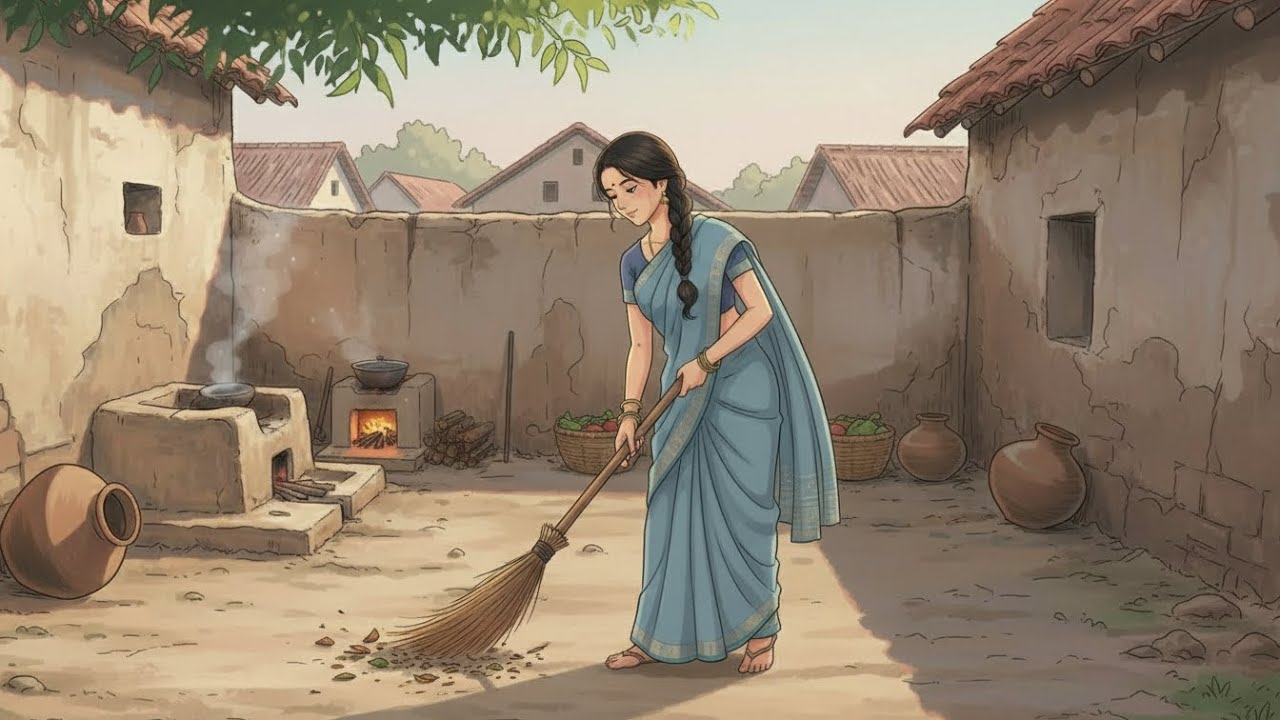Peaceful Village Life Style | Ghibli Style Daily Routine | Desi Ghibli Stories |