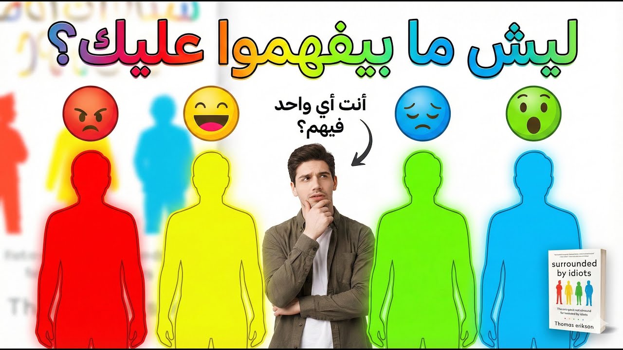 هل أنت محاط بالحمقى؟ 🤡 (اكتشف لون شخصيتك وشخصية من حولك)