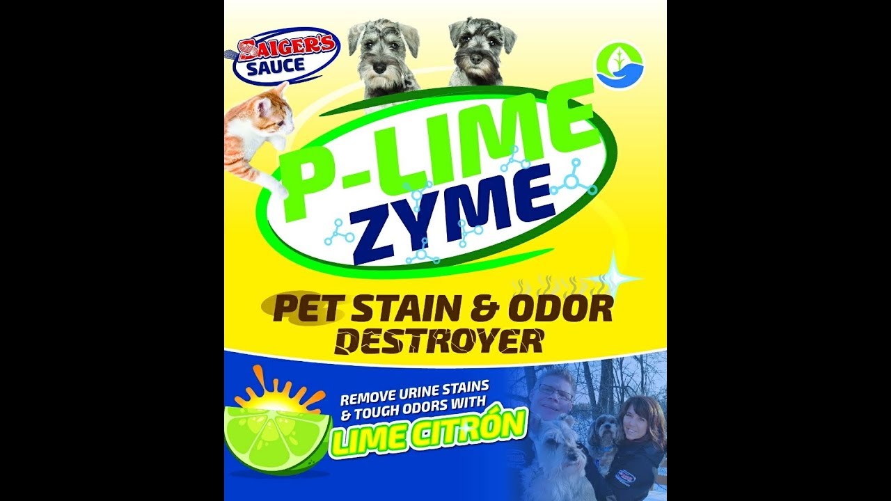 Using the New Saiger's P-Lime-Zyme pet stain and odor remover
