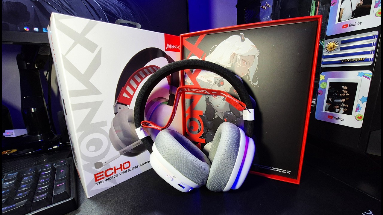 Esse é HEADSET mais BONITO que já comprei! - Headset Marvo x Monka