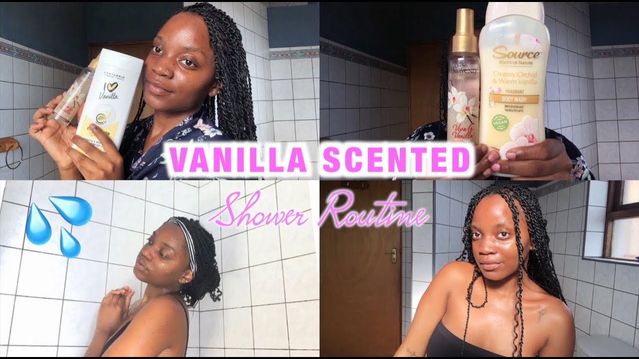 Vanilla Scented Shower Routine + body care routine | how to smell like a snack 😍