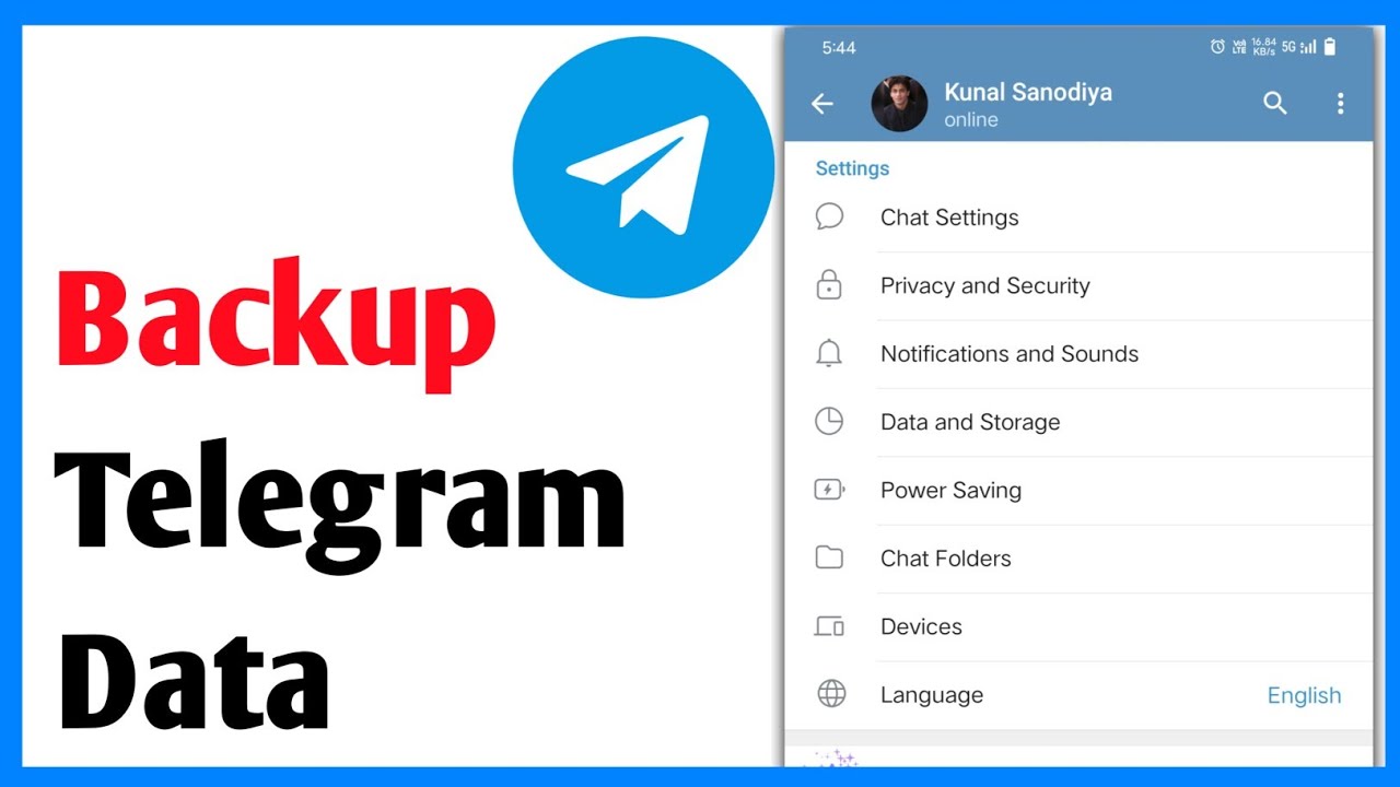 How To Backup Data in Telegram | How To Backup Telegram Chat