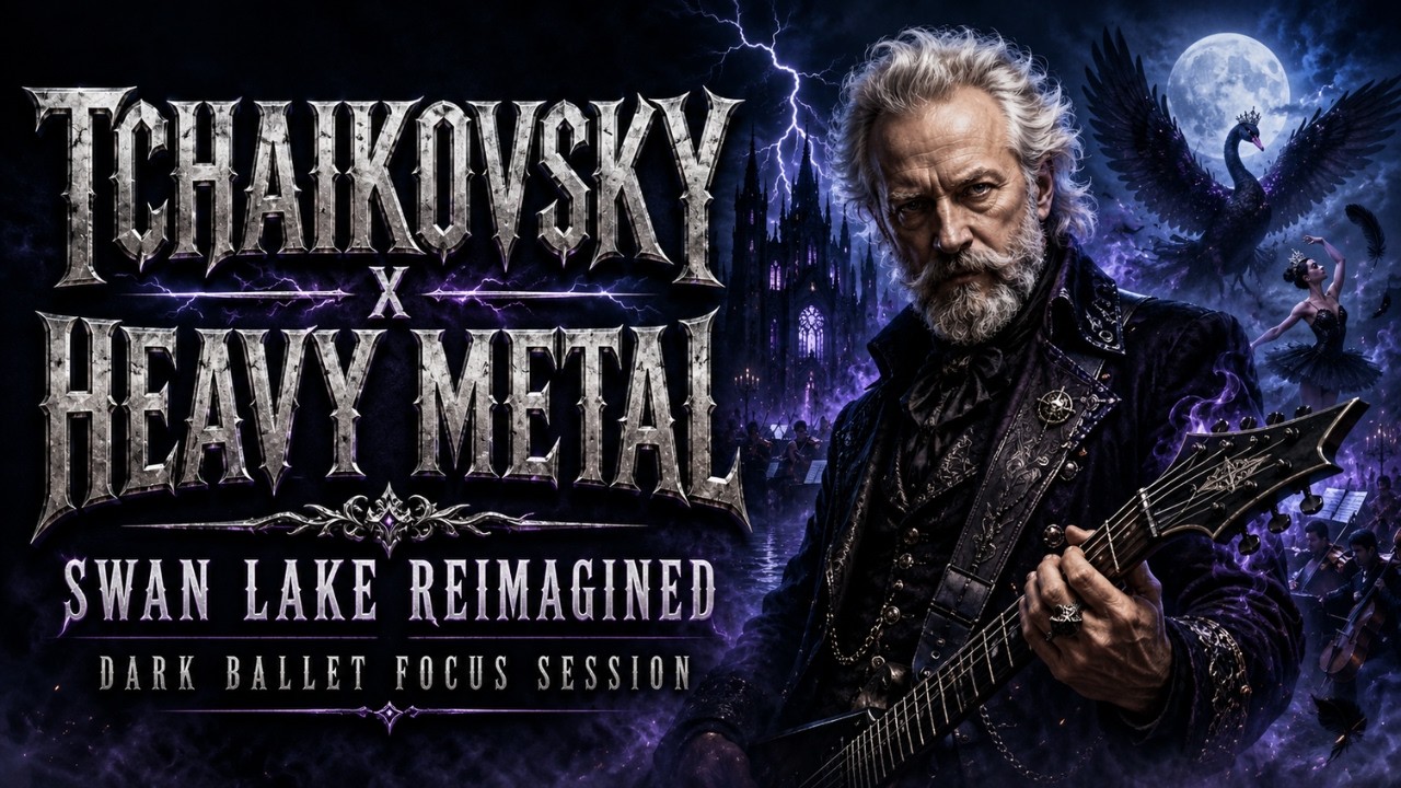 Tchaikovsky x Heavy Metal | Swan Lake Reimagined | 30 Min Dark Ballet Focus Session