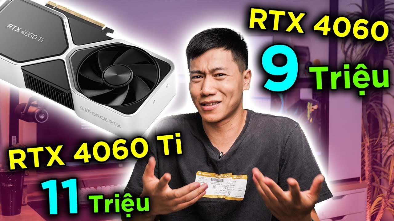 RTX 4060 Ti 8GB giá từ 11 TRIỆU - Nvidia có đang NGÁO giá không