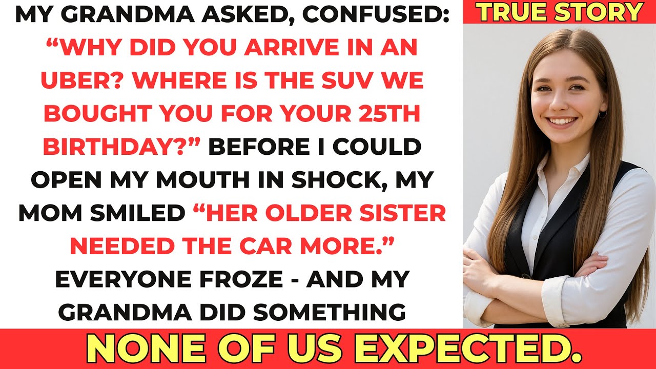 My Grandma Asked Me In Surprise, “Why Did You Take An Uber? Where Is The SUV We Gave You?” Then I…