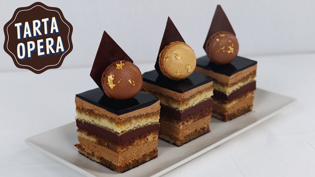 TARTA OPERA 🍫⭐️! TARTA CLASICA DE CAFÉ Y CHOCOLATE 🎥 LaDulcepedia