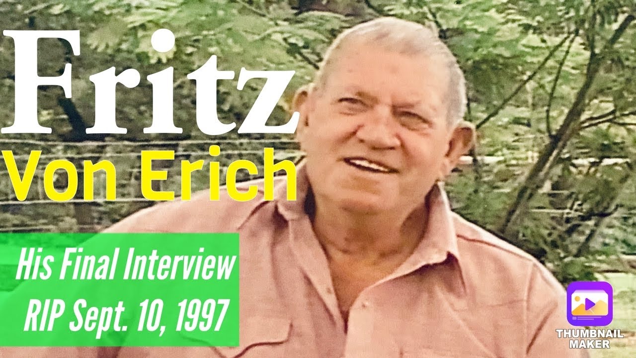 Fritz Von Erich (Jack Adkisson) last interview prior to his death (July of 1997) by Rusty Baker