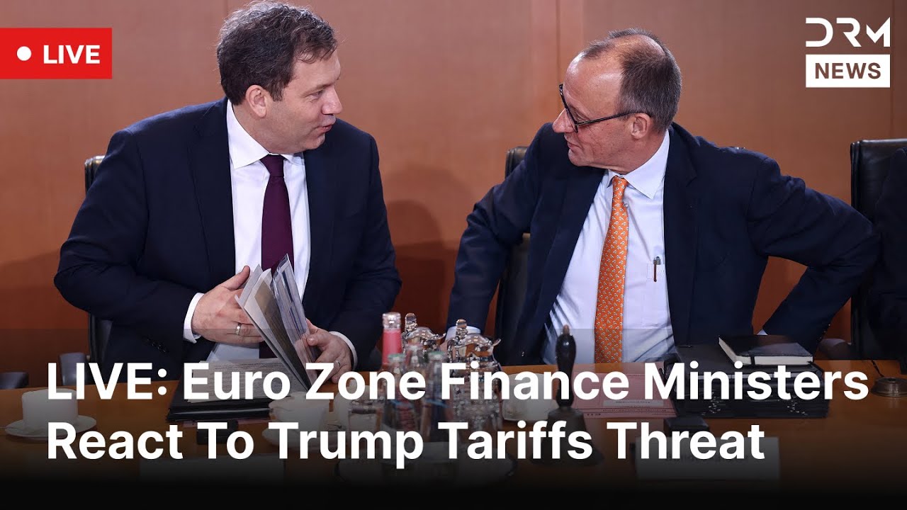 LIVE: EU Finance Ministers Arrive In Brussels Amid Trump Tariffs Threats | DRM News | AC1F
