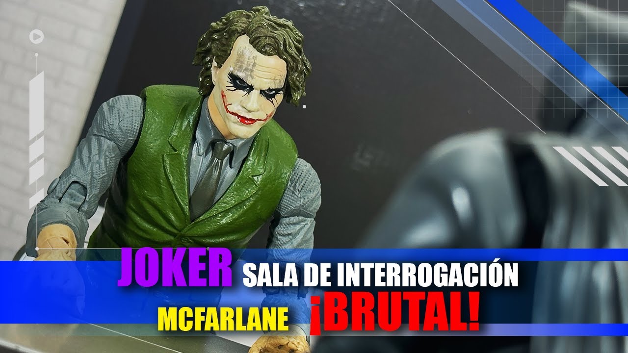 JOKER Sala de Interrogación McFarlane ¡BRUTAL!