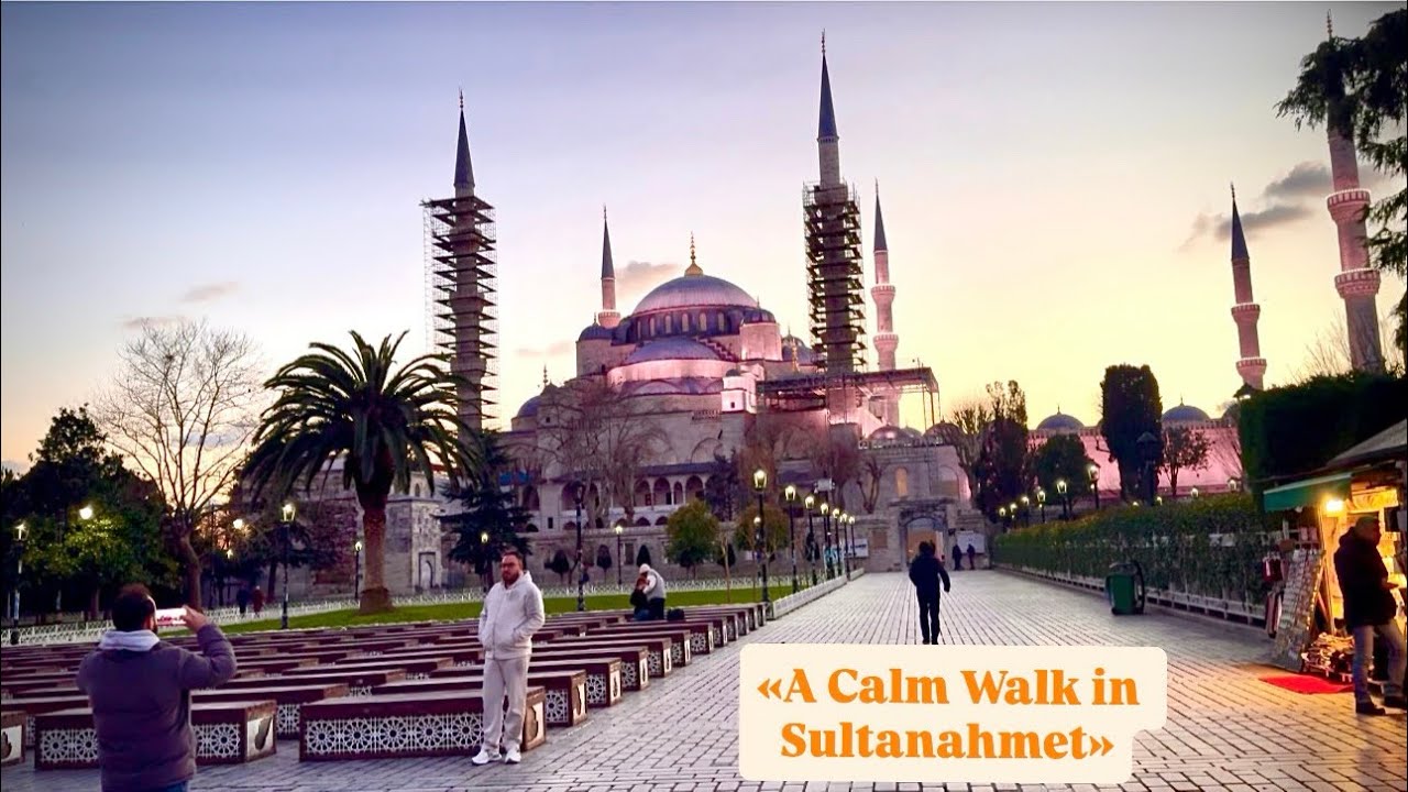 Walk With Me at the Blue Mosque | Sultanahmet, Istanbul  #BlueMosque #Sultanahmet #Istanbul #walking