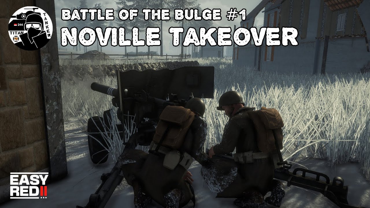 Battle of the Bulge #1 - Noville Takeover (ALLIES) | Easy Red 2 USA Gameplay (No Commentary)
