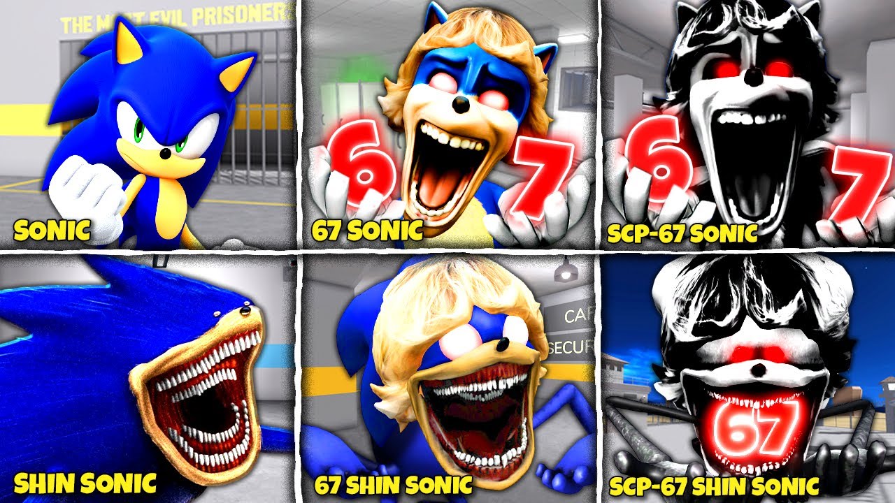 67 SHIN SONIC UPDATE! What if I BECOME 67 SONIC, SHIN SONIC in BARRY'S PRISON RUN! New Scary Obby!