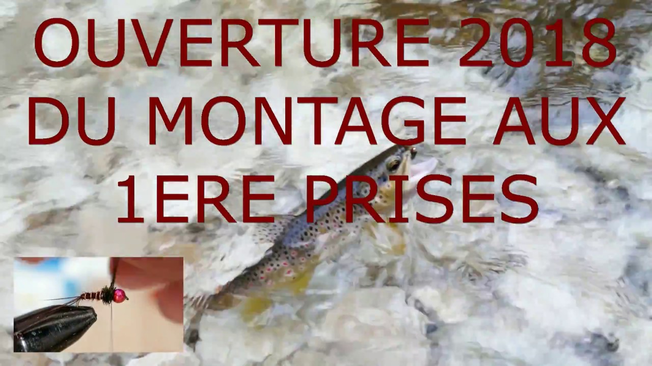 Ouverture truite 2018, nymphe au toc dans le Vercors 4K