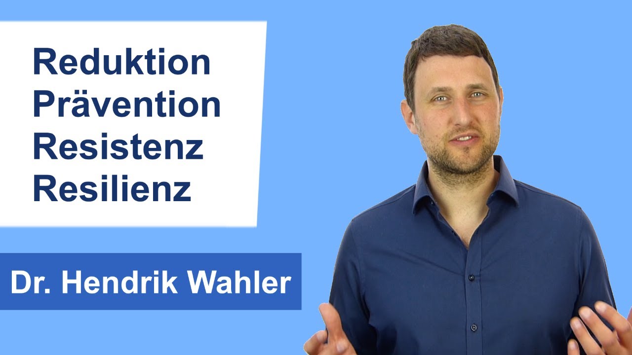 Vier Strategien gegen Stress (Reduktion, Pr&auml;vention, Resistenz, Resilienz)