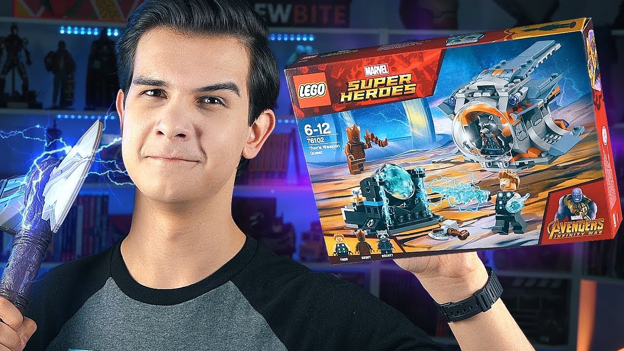 LEGO Война Бесконечности - СОЗДАЁМ ТОПОР ТОРА (76102)