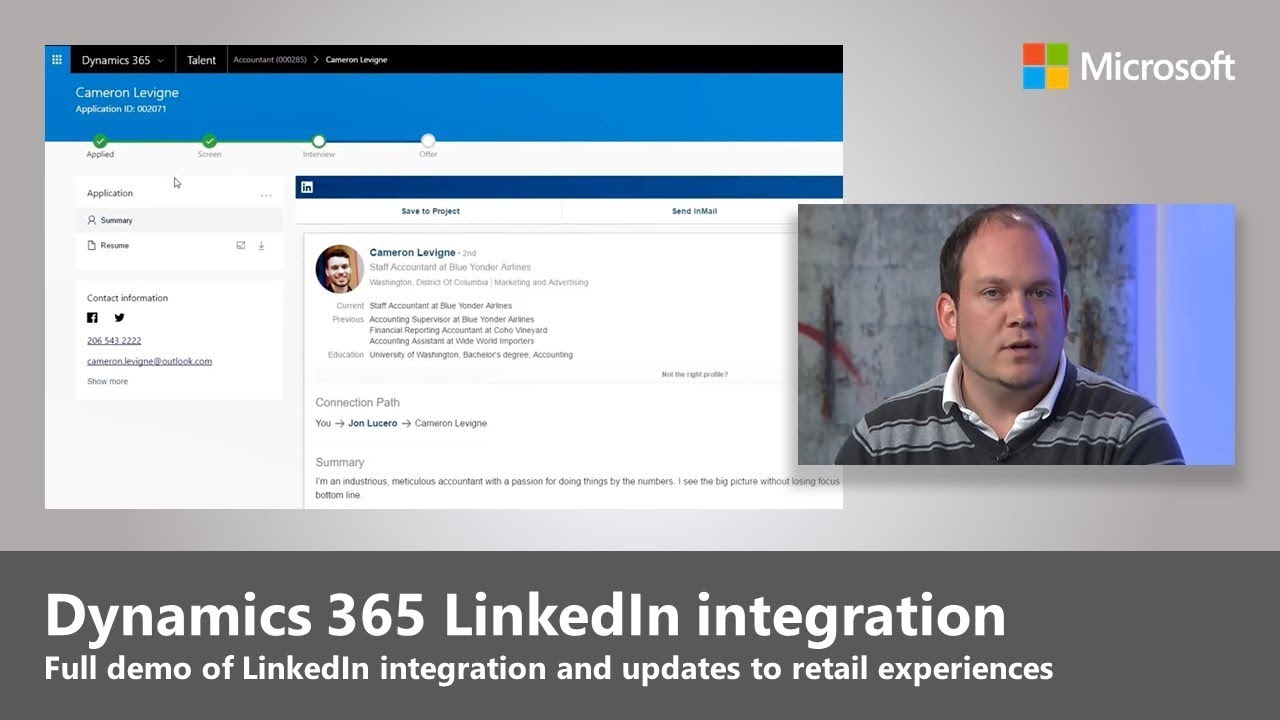 Updates to Dynamics 365 from LinkedIn integration to retail experiences