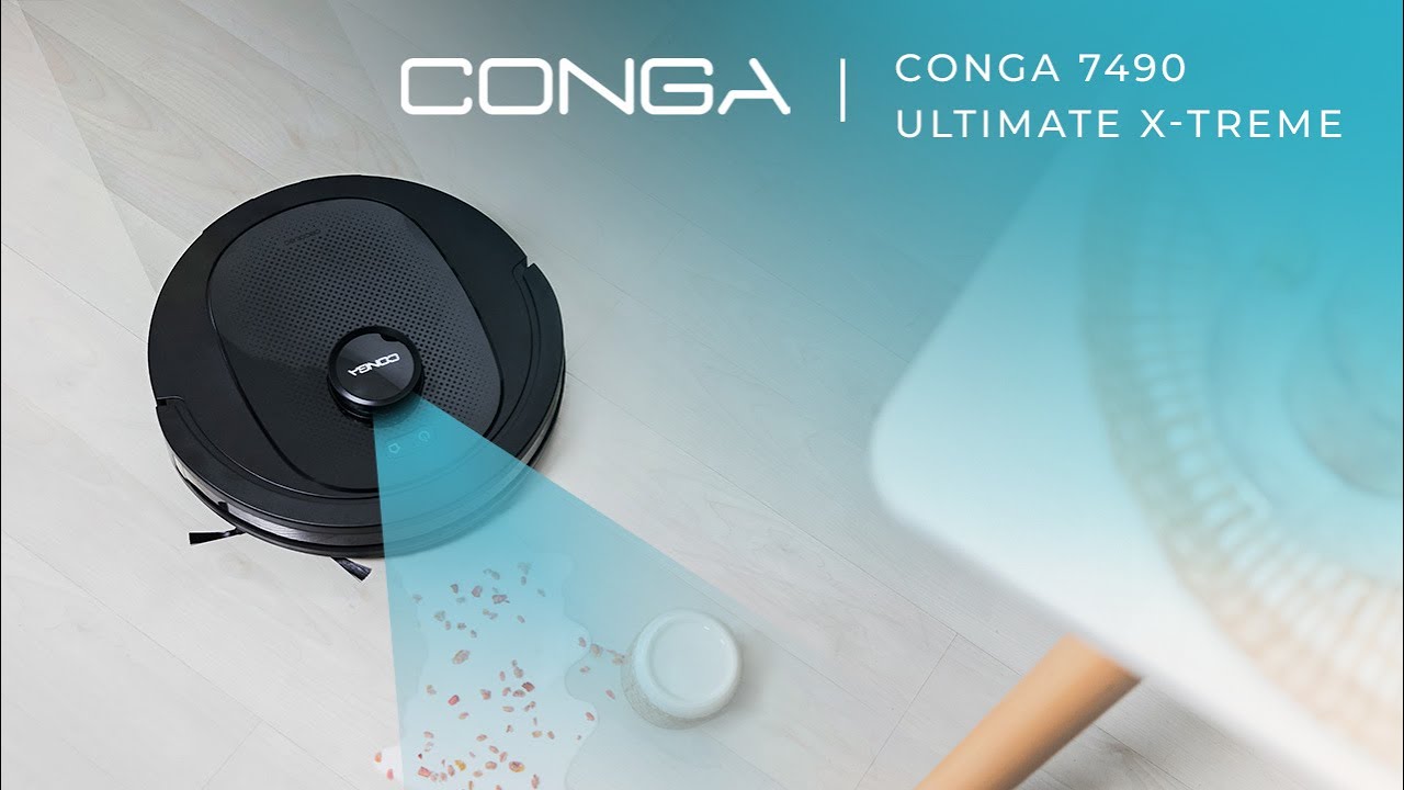 Robot aspirador con navegación láser Conga 7490 Ultimate X-Treme