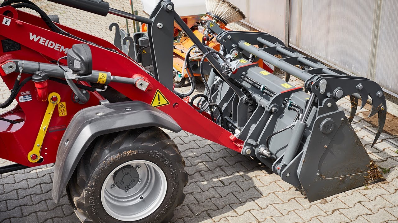 Weidemann &ndash; ecs (Easy Coupler System)! Einfacher Wechsel hydraulischer Anbauger&auml;te
