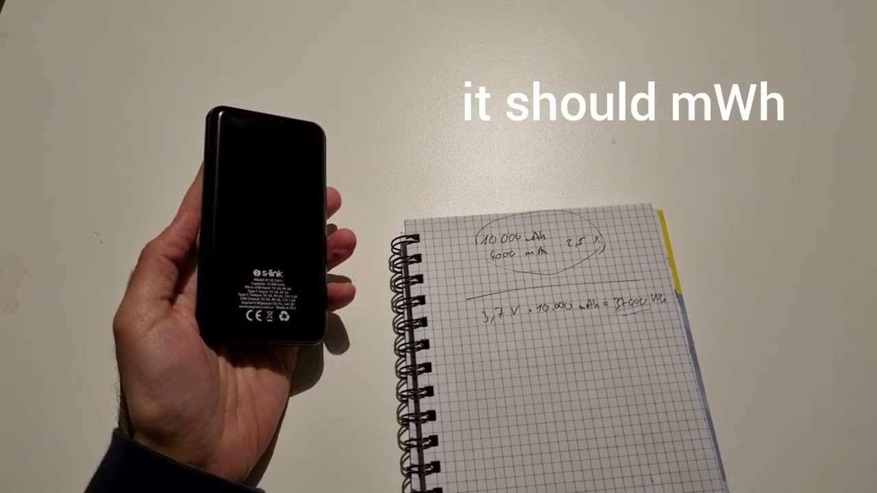 Calculating the real (usable) capacity of a Powerbank