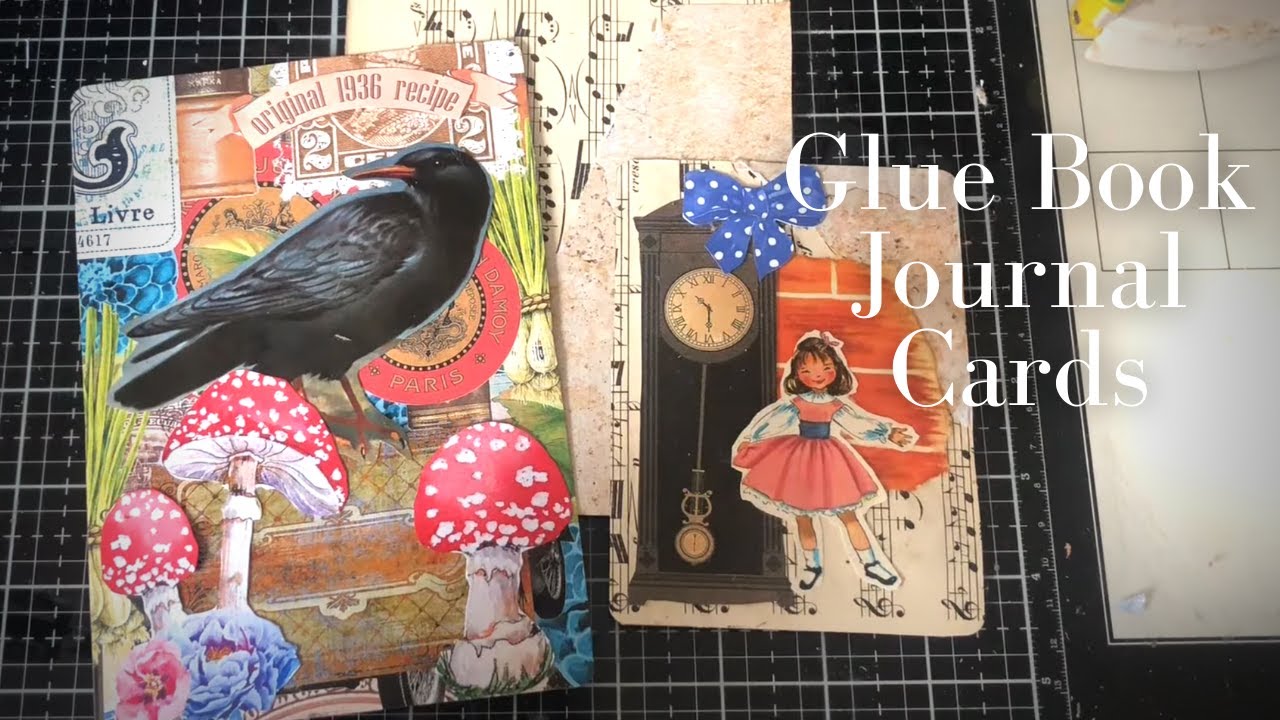 Glue Book Style Journal Cards