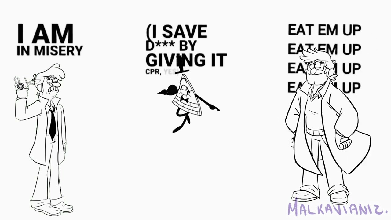 MISERY X CPR X RESSE'S PUFFS || GRAVITY FALLS MEME ||