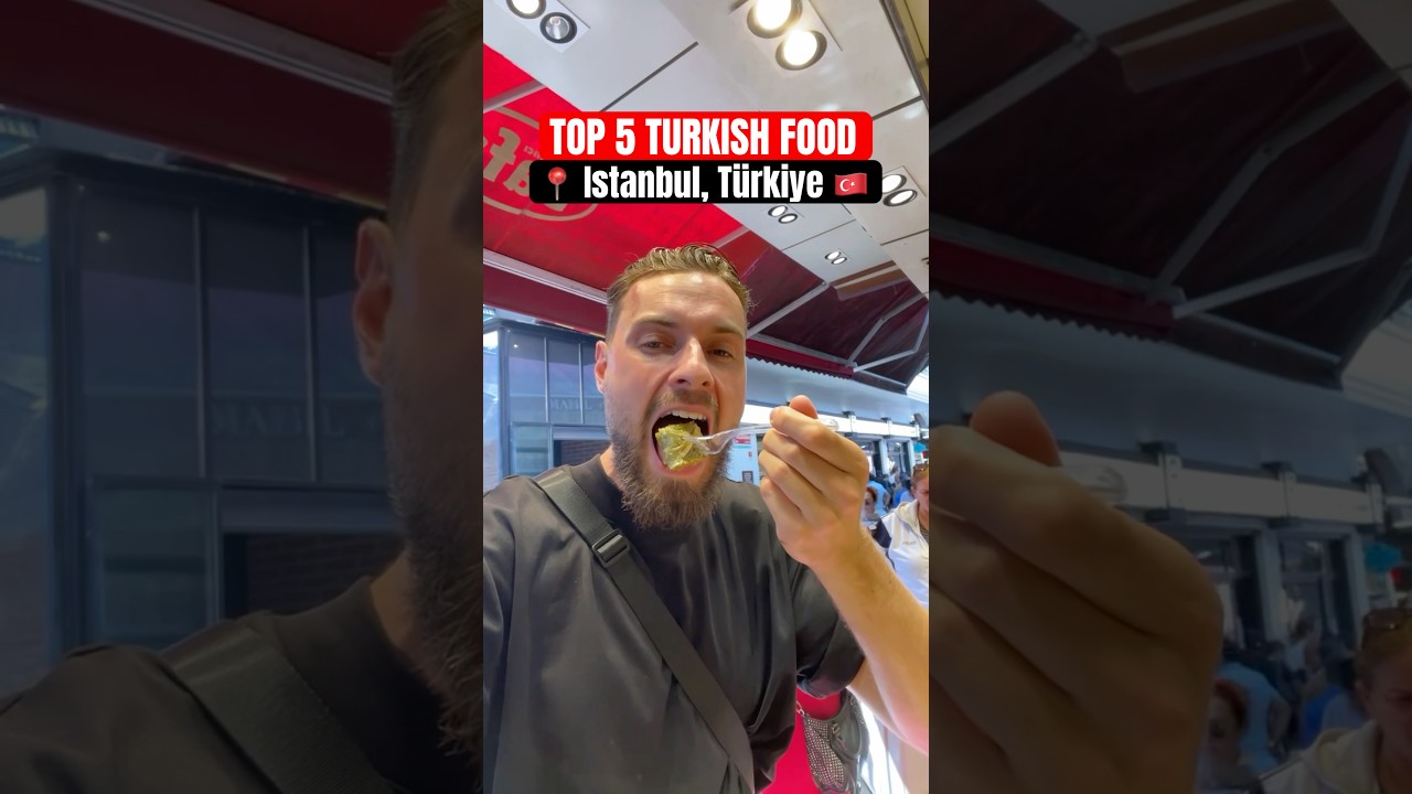 Топ-5 блюд турецкой кухни, которые обязательно нужно попробовать в Стамбуле, Турция 🇹🇷 #шорты