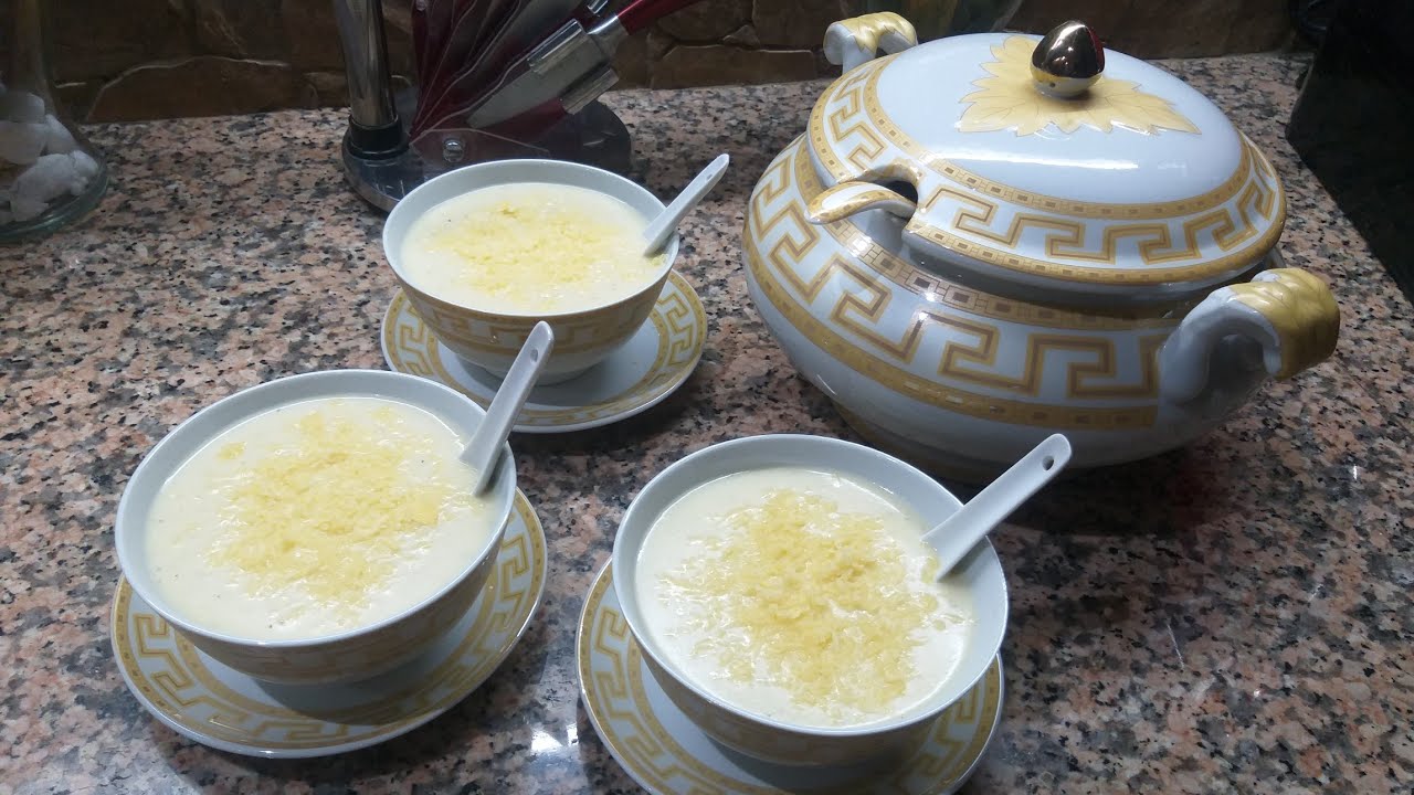 شوربة البطاطس بالجبن