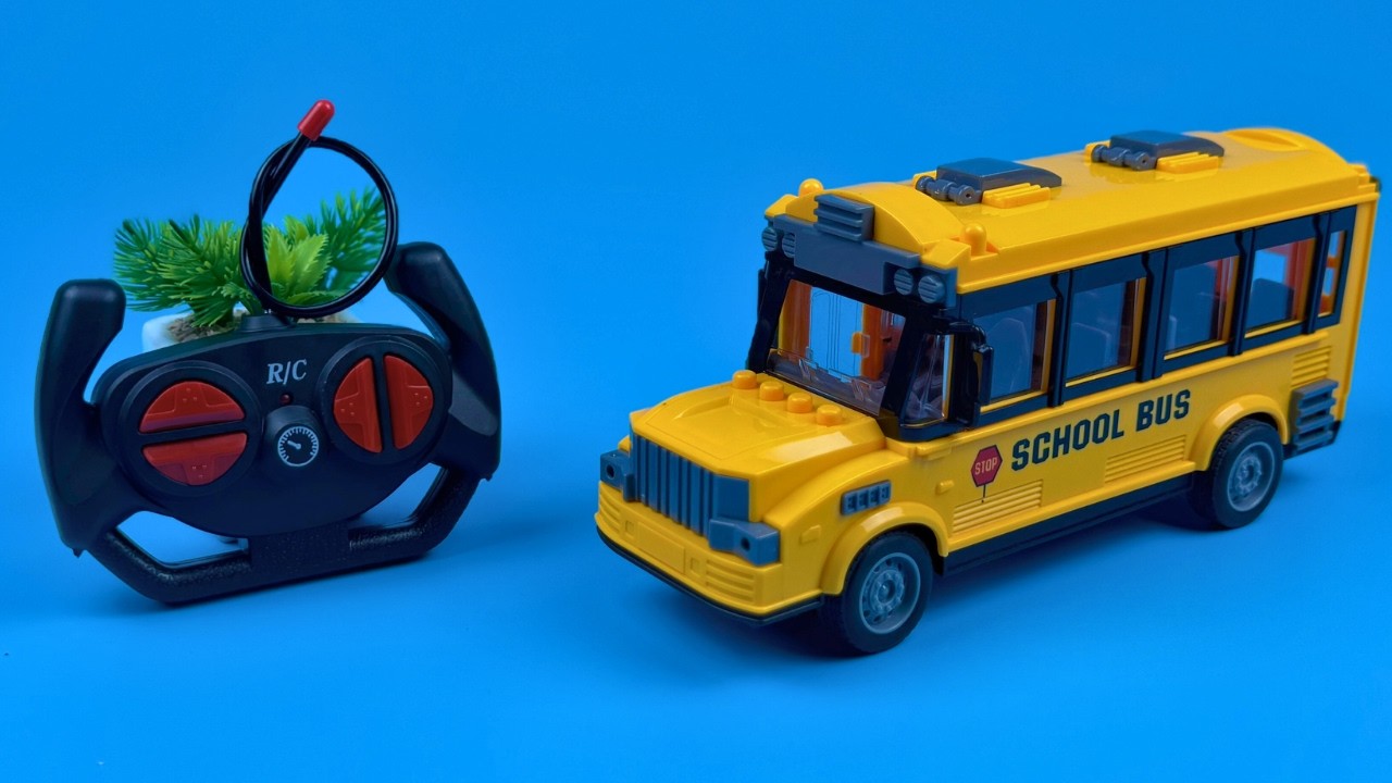 Fastest RC School Bus Unboxing & Review, Remote Control Toy Bus, Toy Stop