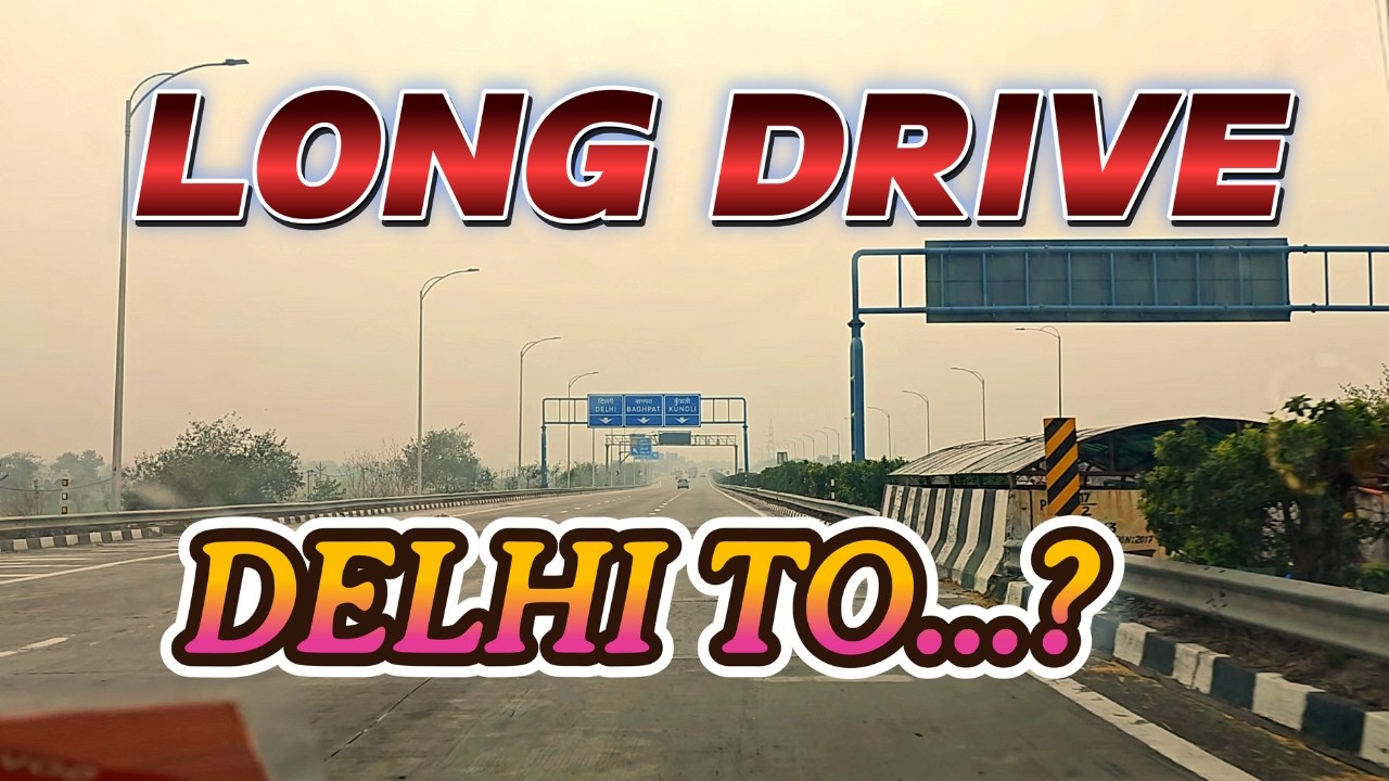 Can You Guess Where I Reached after long drive? 😍 Delhi Road Trip Surprise Reveal
