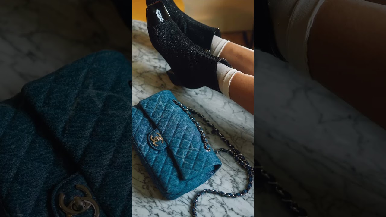 Chanel Timeless denim-on-denim look | Explore our newest arrivals now on SACL&Agrave;B.com